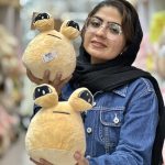 عروسک حلزون چشم قلمبه