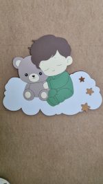 چراغ خواب و دیوارکوب چوبی - Image 3