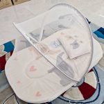 پشه بند تشک دار طرحدار مخمل کد 211