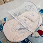 پشه بند تشک دار طرحدار مخمل کد 211 - Image 5